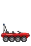 ATV-FW (Geländefahrzeug der Feuerwehr (Amphibienfahrzeug)), Seitenansicht
