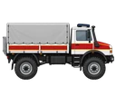 GW-Log (Gerätewagen Logistik), Seitenansicht
