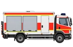 GW-San (Gerätewagen Sanität), Seitenansicht