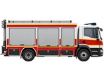 GW-Technik (Gerätewagen Technik und Sicherheit), Seitenansicht