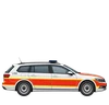 KdoW LNA (Kommandowagen Leitender Notarzt), Seitenansicht