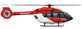 RTH (Rettungshubschrauber), Seitenansicht
