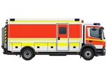 S-RTW (Schwerlast-Rettungswagen (Adipositas-RTW)), Seitenansicht