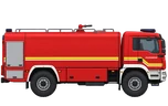 TLF 4000 (Tanklöschfahrzeug 4000), Seitenansicht