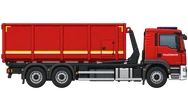 WLF (Wechselladerfahrzeug), Seitenansicht