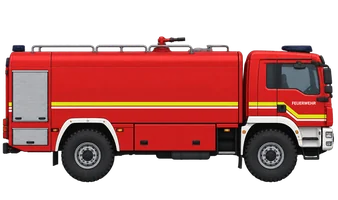 Tanklöschfahrzeug (TLF), Seitenansicht